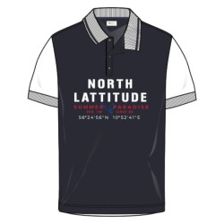 Polo Triko North Contrast Sleeve