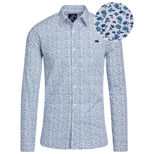 detail Košile Raging Bull Floral Print