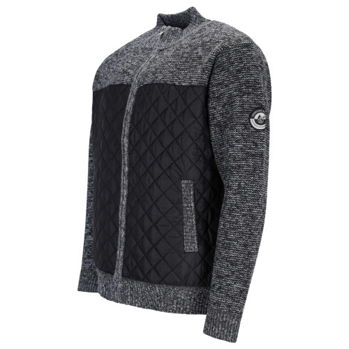 detail Bunda Hajo Mottled Knit Hybrid