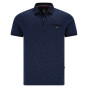 nahlad Polo Triko Hajo Blue Flowers